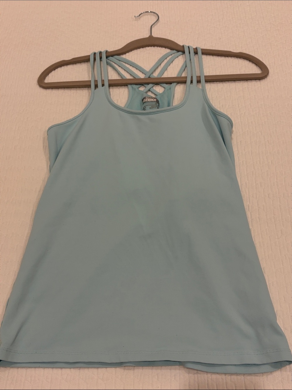 Marmot Women’s Strappy Light Blue Tank Top